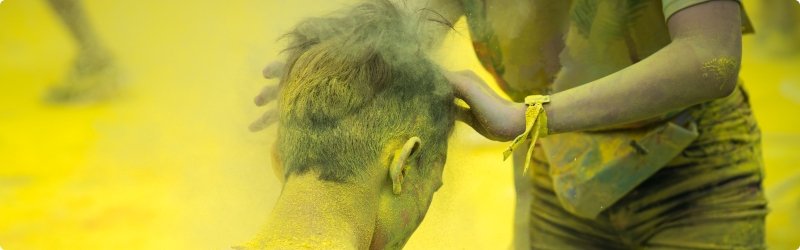 exodus31three: How to Get Color Run Powder Out of Your Hair