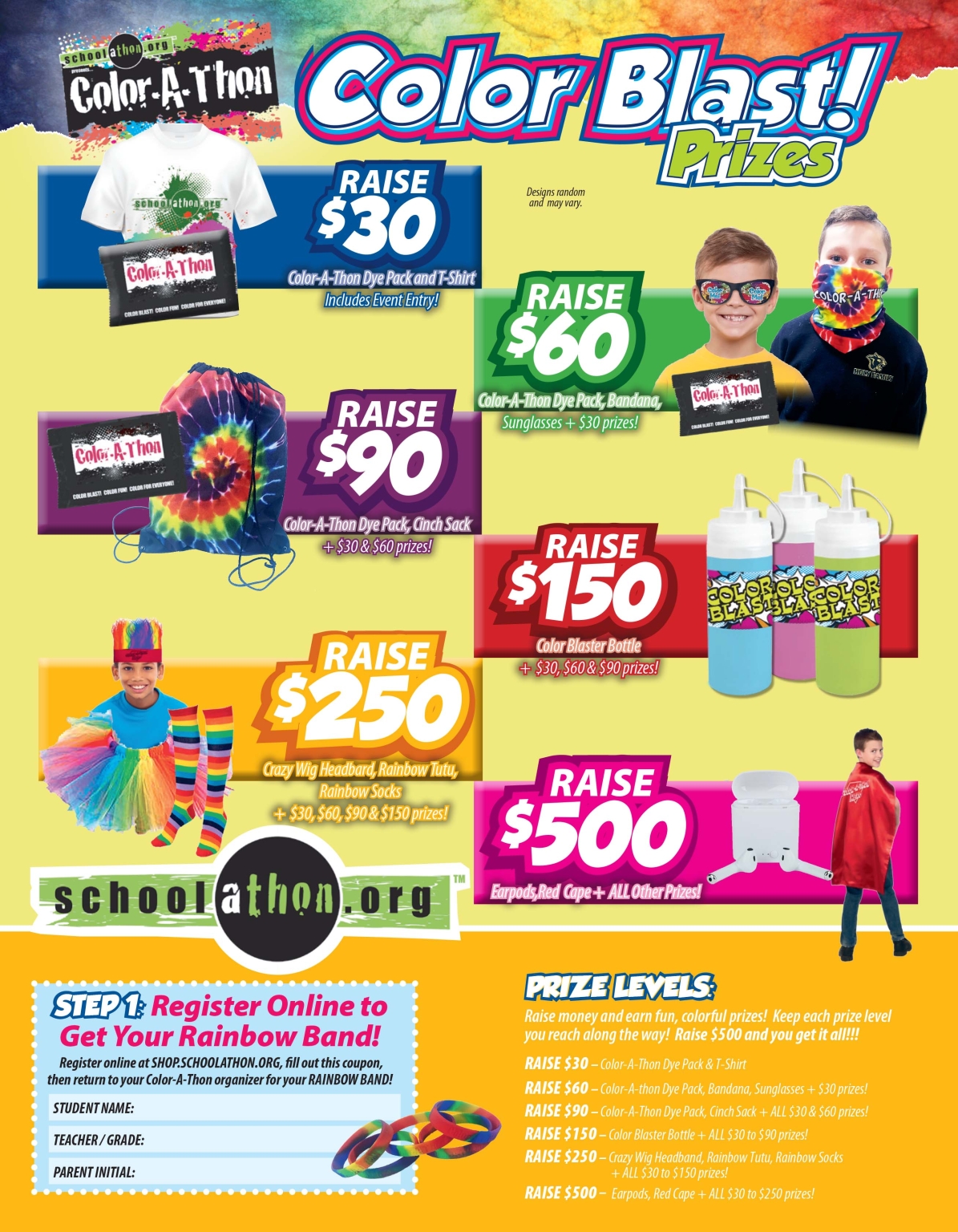Fun Run Prizes For Students Discover Color Run Prizes Donation 